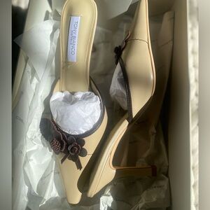 Tony Bianco Shylo Mule in Brulee Nappa